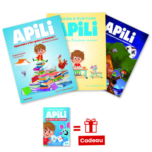 couvertures des livres du pack trio apili