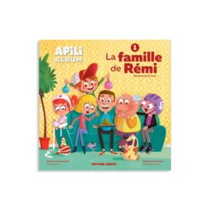 Présentation de la 1re de couverture de l'album de la méthode Apili pour que les enfants s'entraînent à lire vite et bien.