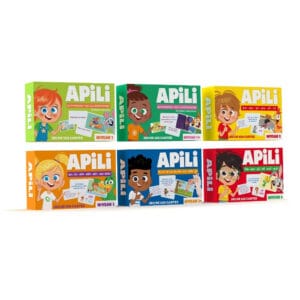 Pack 6 Jeux de 120 cartes Apili
